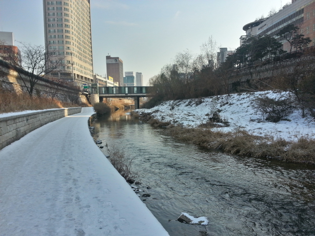 Cheonggye - cold morning