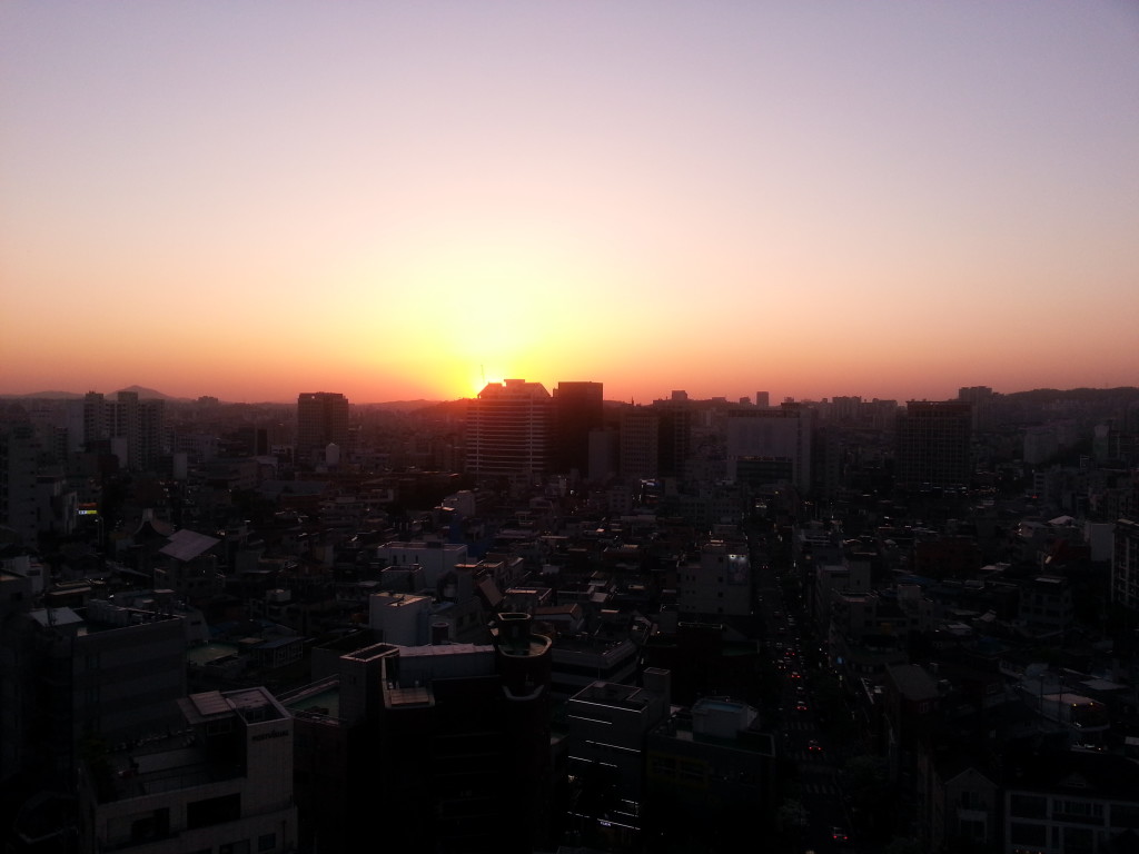 Hongdae sunset